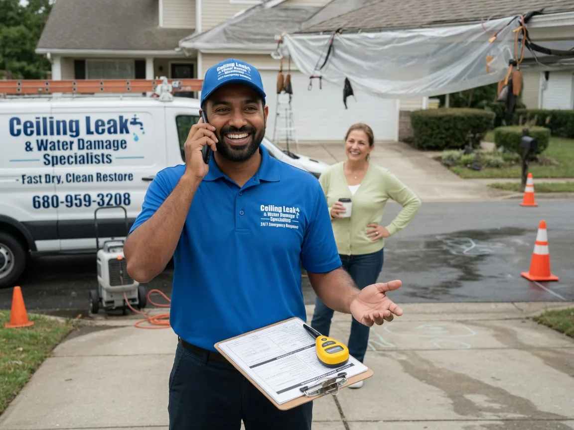 Ceiling Leak Cleanup Corriganville, MD FAQs